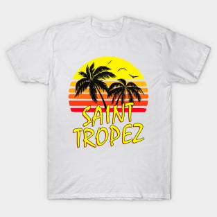 Saint Tropez Retro Sunset T-Shirt